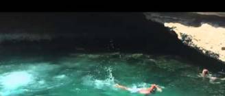 Dog Dives off Cliff in Malta